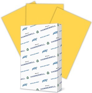 Hammermill® Colors Goldenrod 24-60 lb. Opaque Text Paper 11x17 in. 500 Sheets per Ream